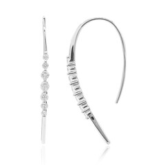 Pendientes en oro con Diamante SI2 (H) (CIRARI)