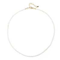 Collar en plata con Topacio blanco