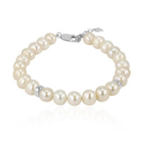 Brazalete en plata con Perla Freshwater (TPC)