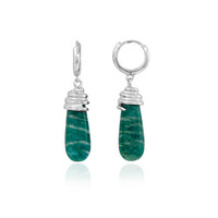 Pendientes en plata con Amazonita