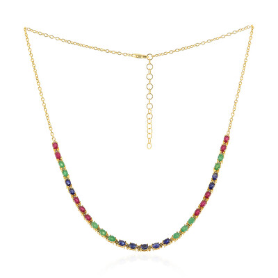 Collar en plata con Rubí de Madagascar
