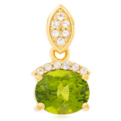 Colgante en plata con Peridoto