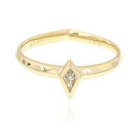 Anillo en oro con Diamante VS1 (G) (de Melo)