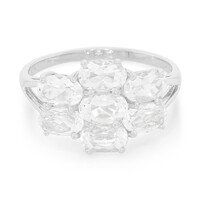 Anillo en plata con Goshenita