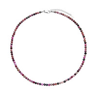 Collar en plata con Calcita cobalto
