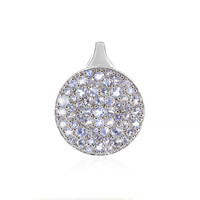 Colgante en plata con Piedra de Luna arcoíris (KM by Juwelo)
