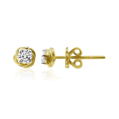 Pendientes en oro con Diamante SI1 (G) (Annette)