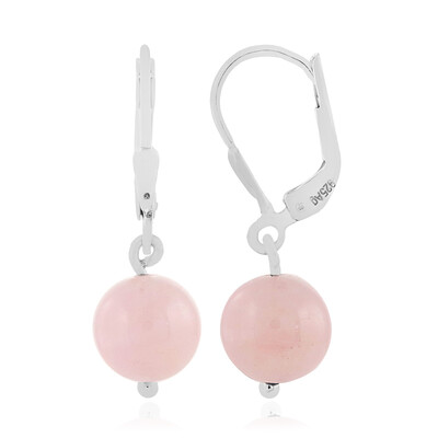 Pendientes en plata con Morganita