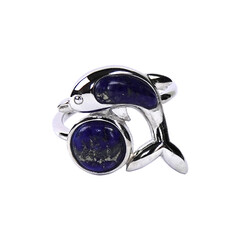 Anillo en plata con Lapislázuli