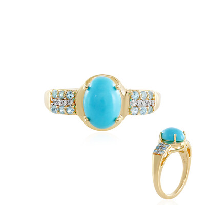 Anillo en plata con Turquesa