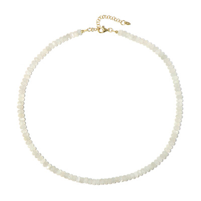 Collar en plata con Piedra de luna de Kangeyam