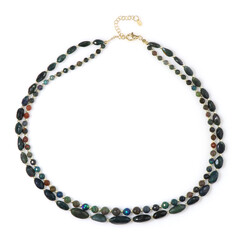 Collar en plata con Ópalo de Mezezo (Riya)