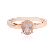 Anillo en oro con Morganita