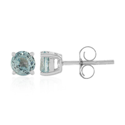 Pendientes en plata con Zircón de Ratanak Kirí