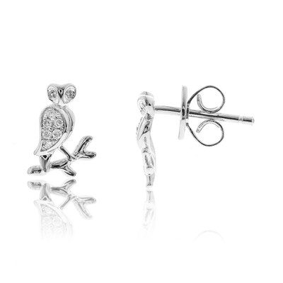 Pendientes en oro con Diamante I1 (H)  (CIRARI)