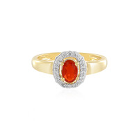 Anillo en plata con Ópalo cherry
