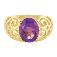 Anillo en plata con Amatista