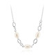 Collar en plata con Perla blanca Freshwater