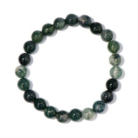 Brazalete con Ágata de musgo