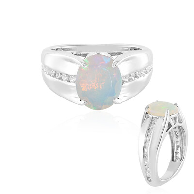Anillo en plata con Ópalo de Welo (de Melo)