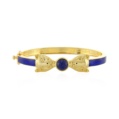 Brazalete en plata con Sodalita