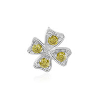 Colgante en plata con Diamante I3 amarillo