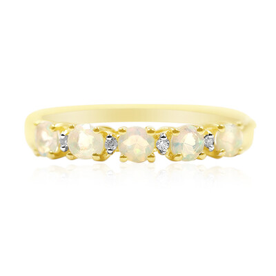 Anillo en oro con Ópalo de Welo