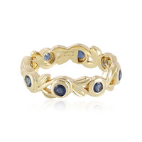Anillo en oro con Zafiro azul (de Melo)