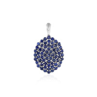 Colgante en oro con Zafiro azul