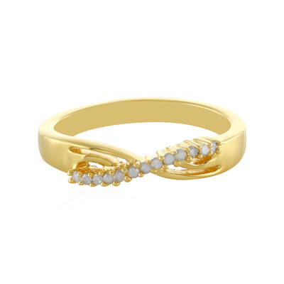 Anillo en plata con Diamante I4 (J)