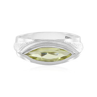 Anillo en plata con Cuarzo del Ouro Verde