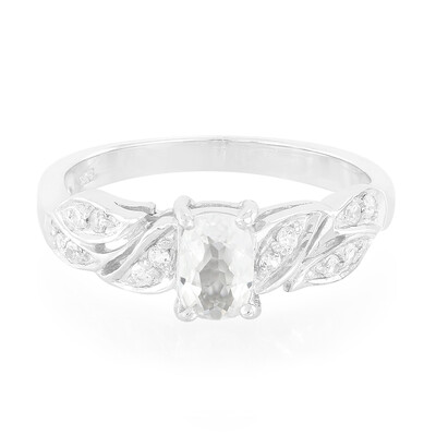 Anillo en plata con Berilo del Himalaya