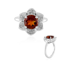 Anillo en plata con Citrino de Madeira