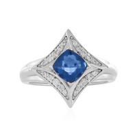 Anillo en plata con Fluorita de color cambiante