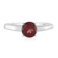 Anillo en plata con Granate de Mozambique