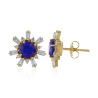 Pendientes en oro con Tanzanita (Adela Gold)
