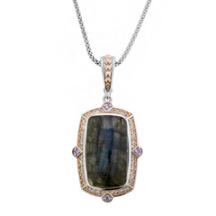 Collar en plata con Labradorita (Dallas Prince Designs)