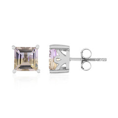 Pendientes en plata con Ametrino