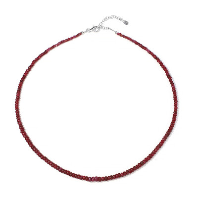 Collar en plata con Rubí de Madagascar