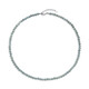 Collar en plata con Cianita verde