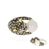 Anillo en plata con Perla Freshwater