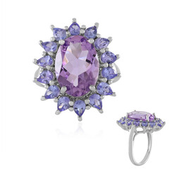 Anillo en plata con Amatista Rosa de Francia