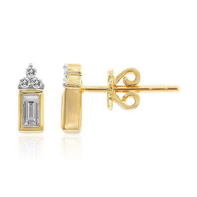 Pendientes en oro con Diamante SI1 (G) (Annette)