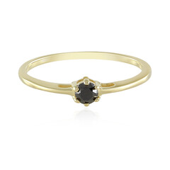 Anillo en plata con Diamante negro