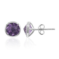 Pendientes en plata con Amatista