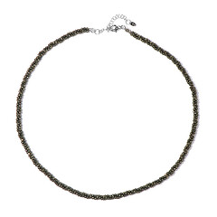 Collar en plata con  Pirita