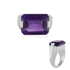 Anillo en plata con Amatista de Siberia