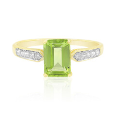 Anillo en oro con Peridoto