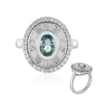 Anillo en plata con Zircón de Ratanak Kirí