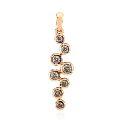 Colgante en oro con Diamante rosa de Francia de Argyle SI1 (Annette)